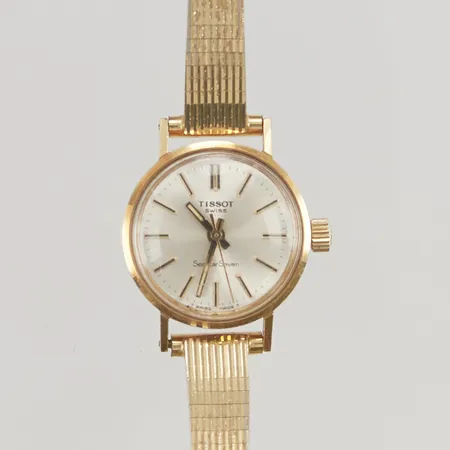 Damur Tissot Seastar Seven manuell graverad 18K med oädel länk
