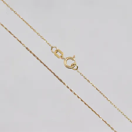 Kedja Ankar längd 41cm bredd0,8mm 18K Vikt: 1 g