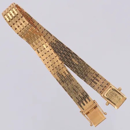 Armband Korridorlänk längd 17,5cm bredd 0,9mm Jo-Ans Guld AB, 18K Vikt: 33,5 g