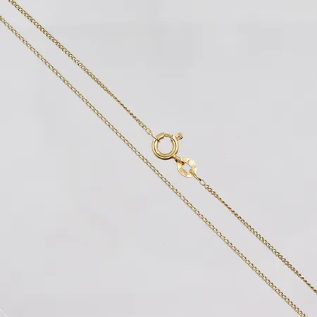Kedja Pansar längd 51cm bredd 1mm 18K Vikt: 2 g