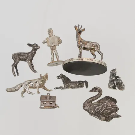Figurer i silver s925/1000 bruttovikt 111,5g.