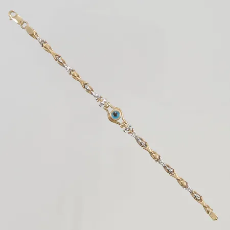 Armband 15cm bredd:2,7-8,5mm 14K 5,1g.