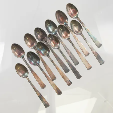 Kaffeskedar 12st Rosenholm 12cm s830/1000 186,2g.