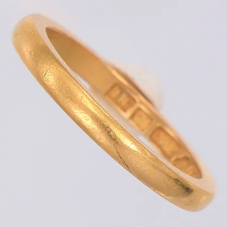 Ring slät stl:17¼, gravyr, 23K Vikt: 5 g