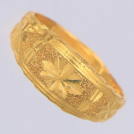Ring Thaiguld mönstrad stl:17¼, 23K Vikt: 1,9 g