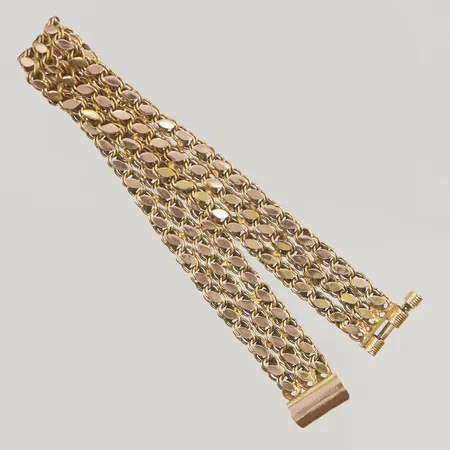 Armband, 18,5cm bredd:11,2mm 14K 14,3g Vikt: 14,3 g