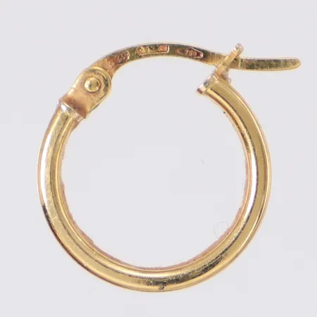 Udda örhänge Ø 14mm, bredd 3,5mm, 18K Vikt: 1 g