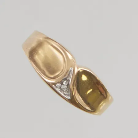 Ring stl17,5 bredd:3,2-7,3mm 18K 2,0g.