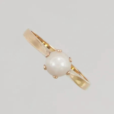 Ring stl:17,5 bredd 2-6mm 18K 2,0g.