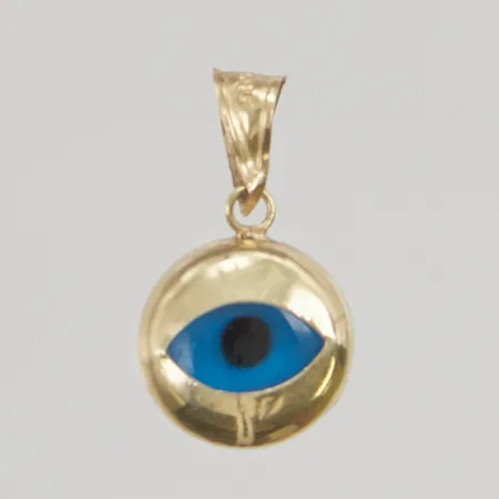 Hänge med sten 10mm, 14K 1,1g.