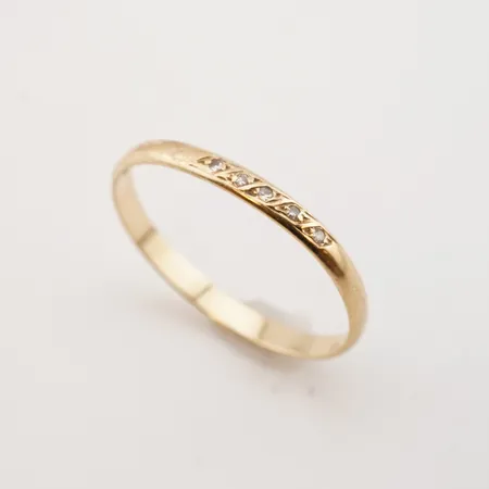 Ring, 18k, gravyr Vikt: 1 g