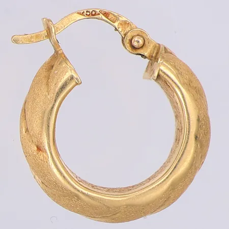 Udda örhänge Creol Ø16,5mm, 18K Vikt: 1,3 g