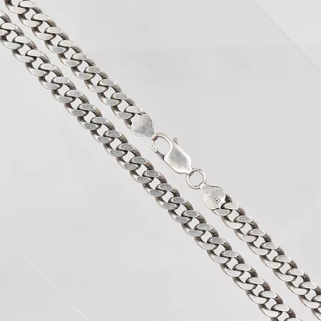Kedja Pansar längd 50cm bredd 7,1mm GHA silver 925/1000 Vikt: 53,2 g