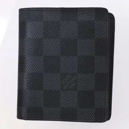 Plånbok, Louis Vuitton, damier graphite, datumkod CT3210, Frankrike 2020, 9x10,5x2cm, inga tillbehör