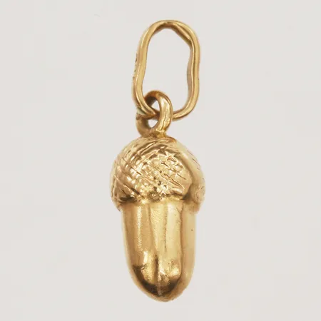Hänge ekollon längd 21mm, bredd 7mm, ihålig, 18K Vikt: 1,1 g