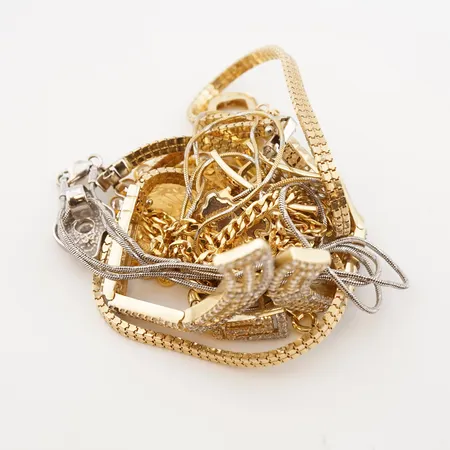 Diverse guld, 14k Vikt: 56,2 g