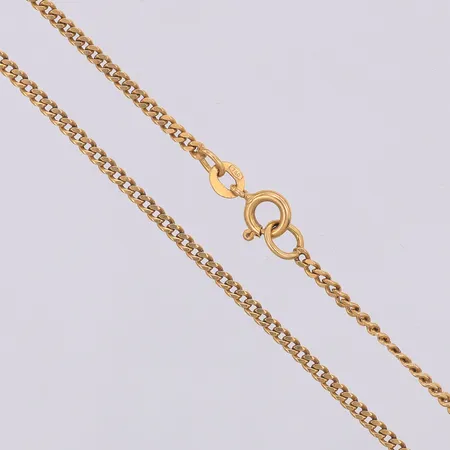 Kedja Pansar längd 44,5cm bredd 2mm, kattfot 18K Vikt: 6,9 g