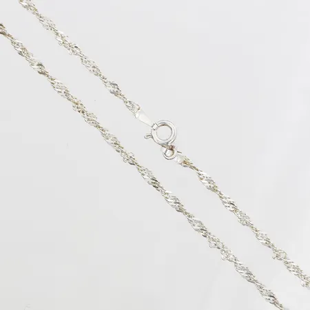 Kedja Singapore längd 35cm, bredd 2,5mm, silver 925/1000 Vikt: 2,9 g