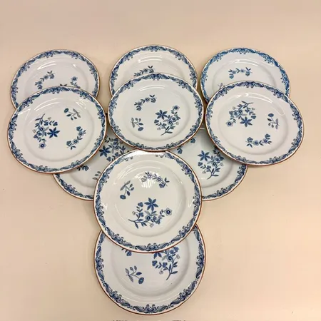 10 assietter Ø18cm modell Ostindia Rörstrand porslin