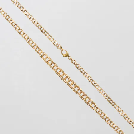 Collier doserad Bismarck längd: 42,5cm, bredd: 3,2-5,5mm, 18K Vikt: 6,9 g