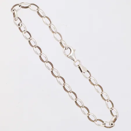 Armband längd 19cm, bredd 4,8mm, GHA, silver 925/1000 Vikt: 4,9 g
