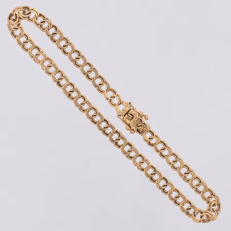 Armband Bismarck längd 20cm bredd 4,6mm Vibergs Guldvaror, 18K Vikt: 7,4 g