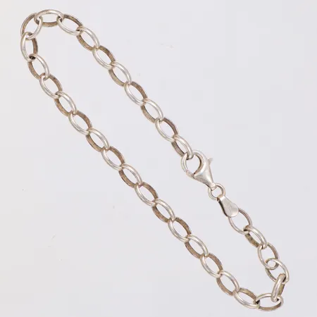 Armband längd 19cm, bredd 4,8mm, GHA, silver 925/1000 Vikt: 4,8 g