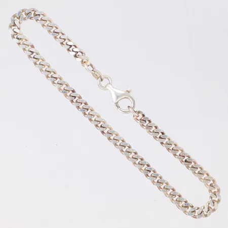 Armband Pansar längd 20cm, bredd 4,2mm, silver 925/1000  Vikt: 9 g