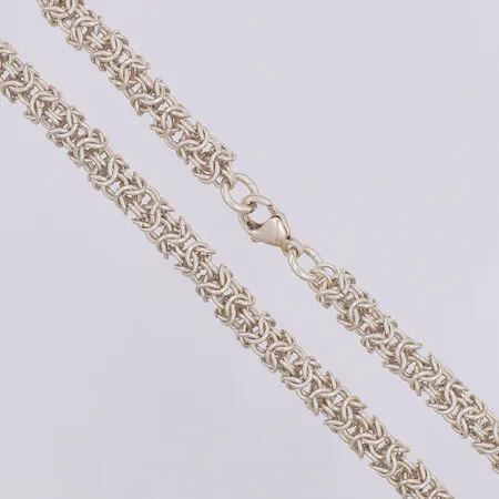 Kedja Kejsarlänk längd 45,5cm bredd 6,8mm, silver 925/1000 Vikt: 48,9 g