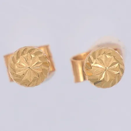 Örhängen ca Ø5mm, 18K Vikt: 0,8 g