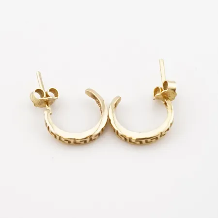 Örhängen, bredd 15mm, 14k Vikt: 2 g
