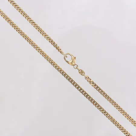 Kedja Pansar längd ca 54,5cm, bredd 2,8mm, smärre ojämnheter. 18K Vikt: 16 g