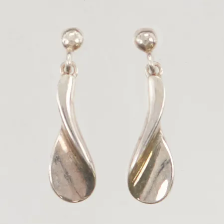 Örhängen GHA låsstopp saknas, 22mm silver 925/1000 2,2g.