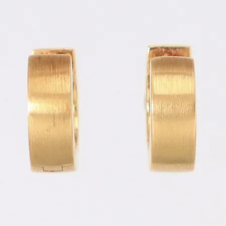 Örhängen creoler, Ø12,1mm, bredd 4,2mm, 18K  Vikt: 3,5 g