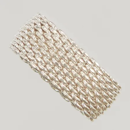 Ring Tiffany & Co "Somerset" stl:17¾ bredd 10mm, etui, påse, 925/1000 Silver 9,0g. 