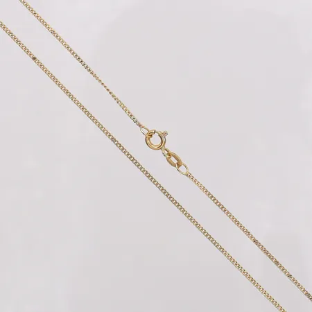 Kedja Pansar längd 63,5cm, bredd 1,2mm, missfärgningar. 18K Vikt: 3,5 g