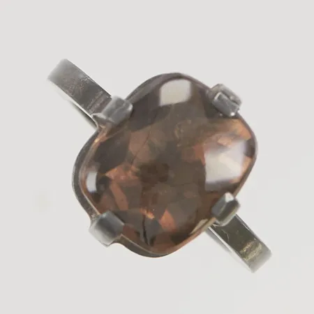 Ring rökkvarts stl:17¾ 925/1000 Silver 7,3g.