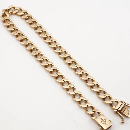 Armband, pansar, 21,5cm, bredd 5mm, 18k Vikt: 24 g