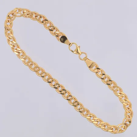 Armband längd 19cm bredd 4,8mm, 9K Vikt: 3,1 g