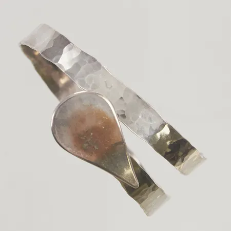Armring ca 70x70mm 925/1000 Silver 36,7g.