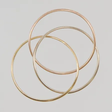 Ring trefärgad stl:20 bredd1,9-5,6 mm 18K 4,0g.