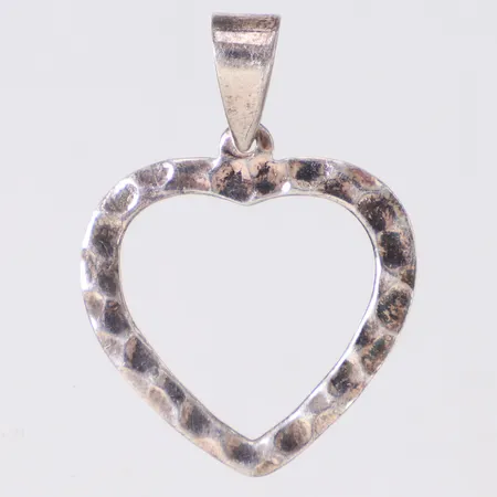 Hänge hjärta, längd 34mm, bredd 24,8mm, silver 925/1000 Vikt: 1,8 g