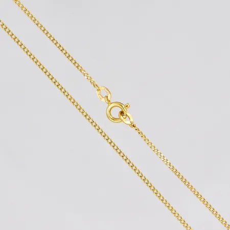 Kedja Pansar längd 39cm bredd 1,3mm 18K Vikt: 2,6 g