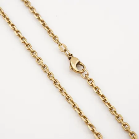 Halskedja, ankar, 66,5cm, bredd 3mm, 18k Vikt: 24 g