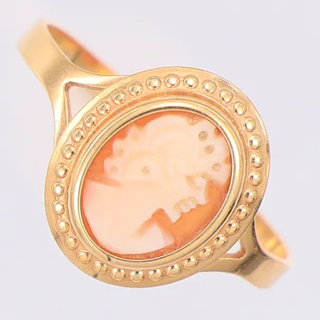 Ring Kamé stl:18¾ Guldfynd, 18K Vikt: 1,8 g
