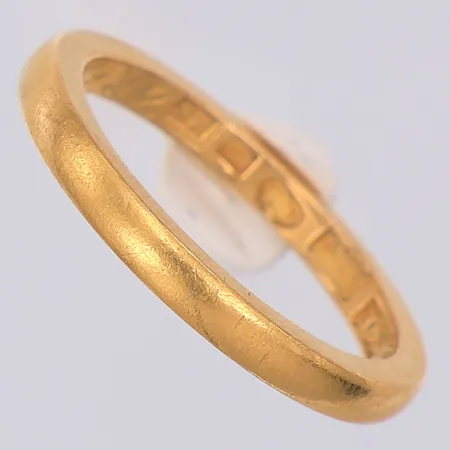 Ring slät stl:17¼, gravyr, 23K Vikt: 4,6 g