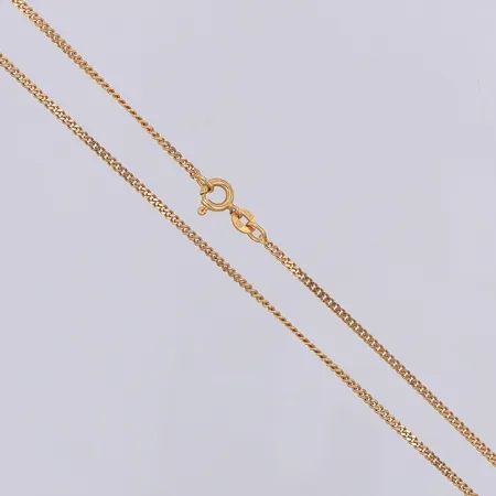 Kedja Pansar längd 43,5cm bredd 1,7mm, kattfot 18K Vikt: 5 g