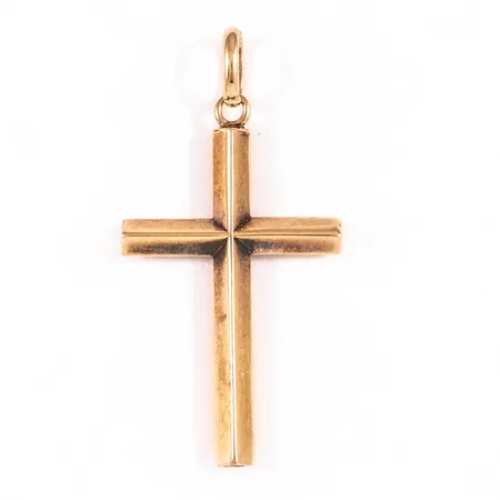 Hänge kors 16,8x33,5mm 18K 1,1g. 