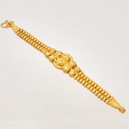 Armband 16,5cm bredd 9,5mm, thaiguld 23K, 2bath, 30,4g.