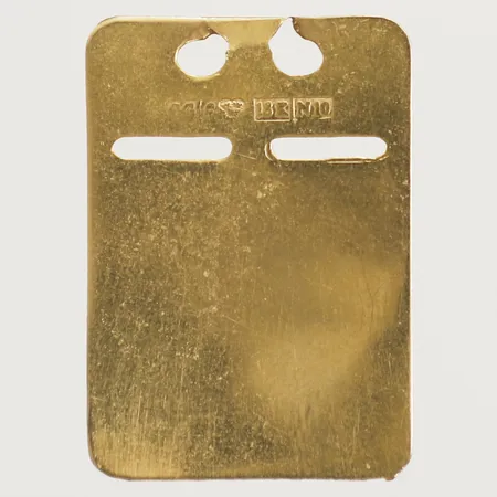 Id-bricka defekt 18K Vikt: 2 g